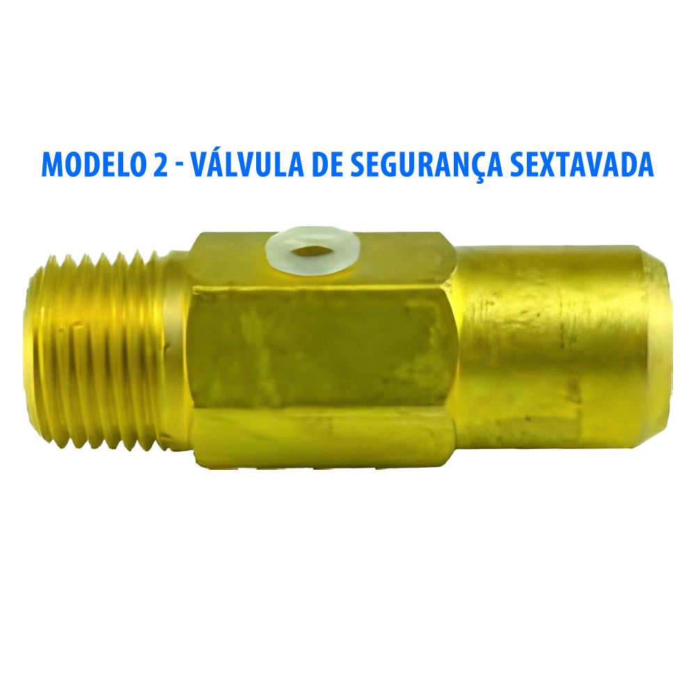 válvulas de segurança modelo 2 sem fundo