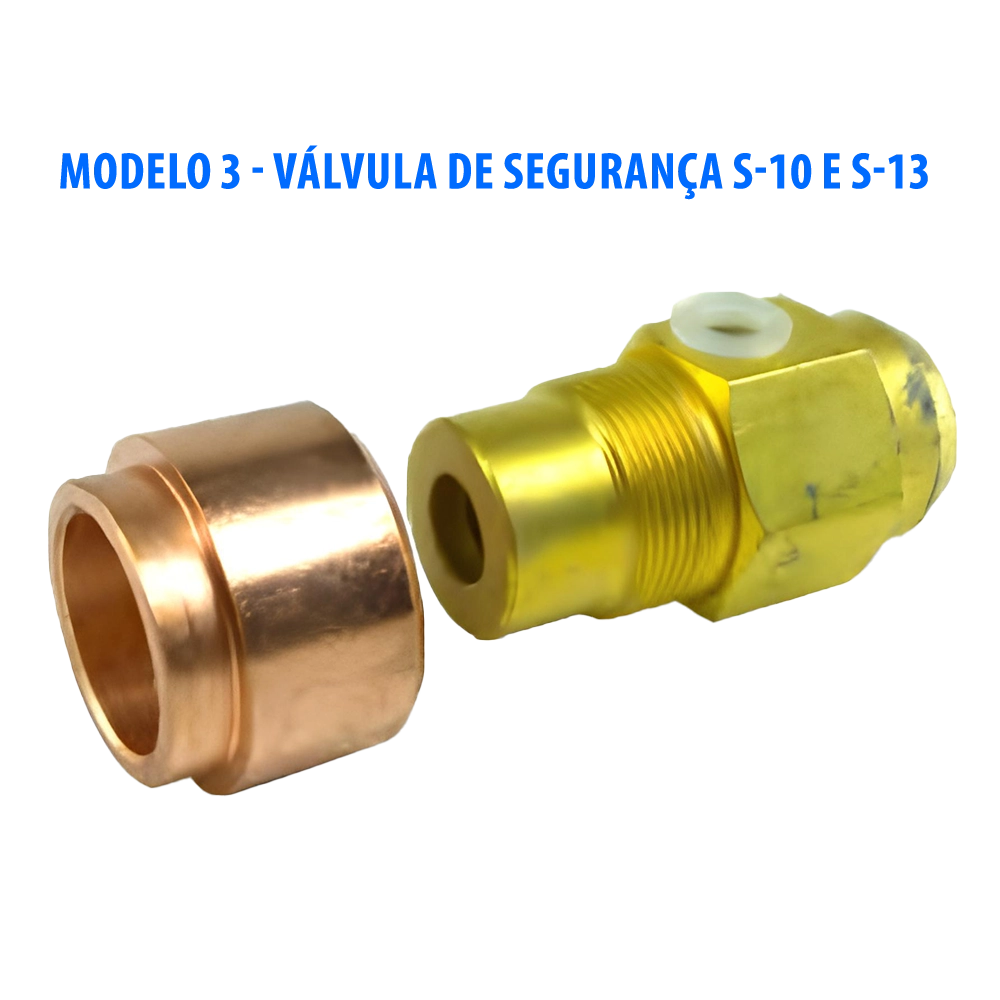válvulas de segurança modelo 3 sem fundo