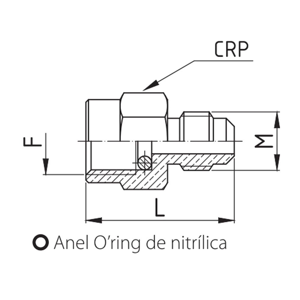 redução adaptadora (acme) modelo 2 ilustrtiva